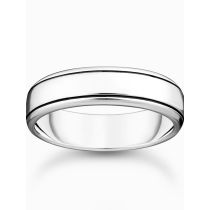Thomas Sabo TR2503-637-21-64 Unisex Ring with lines silver