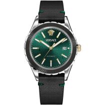 Versace VEQCA0124 Mens Watch Hellenyium Automatic Chrono 42mm 5ATM 