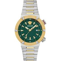 Versace VE8G00524 Mens Watch Greca Logo Diver 43mm 10ATM 