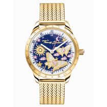 Thomas Sabo WA0430-291-207-33 Ladies Watch butterflies gold-colored 33mm 5ATM