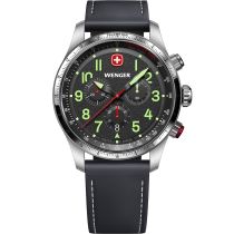 Wenger 01.0543.110 Mens Watch Terragraph Chrono 43mm 10ATM 