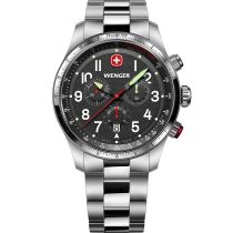 Wenger 01.0543.111 Mens Watch Terragraph Chrono 43mm 10ATM 