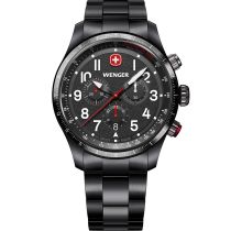 Wenger 01.0543.117 Mens Watch Terragraph Chrono 43mm 10ATM 