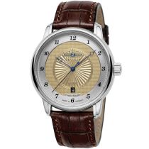 Zeppelin 8556-5 Mens Watch Friedrichshafen Automatic 40mm 5ATM