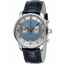 Zeppelin 8584-3 Mens Watch Friedrichshafen Chronograph 41mm 5ATM