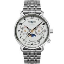 Zeppelin 8537M-1 Friedrichshafen Moon Phase 35mm 5ATM 