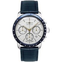 Zeppelin 8878-1 Mens Watch New York Chronograph 43mm 5ATM 