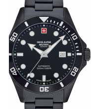 Swiss Alpine Military 7095.2137 Diver automatic 44mm Mens watch cheap  shopping: Timeshop24