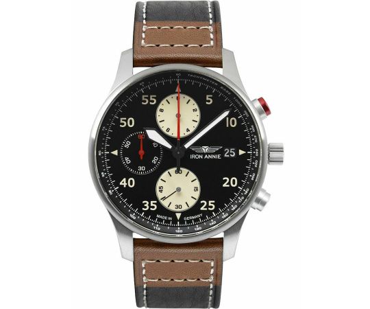 [Kostenloser Versand nur für begrenzte Zeit] Iron Annie 5670-2 F13 Tempelhof Chronograph watch shopping: 42 cheap Timeshop24 mm Mens