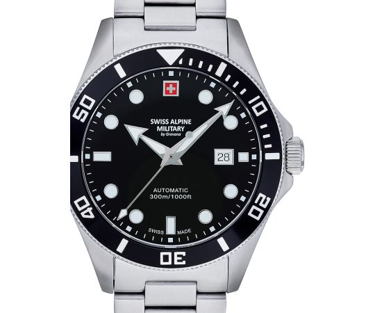Swiss Alpine Military 7095.2137 Diver automatic 44mm Mens watch cheap  shopping: Timeshop24