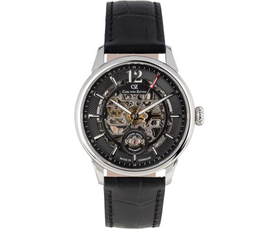 Zeyten cheap shopping: Timeshop24 Mens automatic watch von CVZ0080BKS Schramberg 43mm Carl