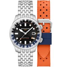 最終値下げ‼️ 美品‼️ SPINNAKER BRADNER Spinnaker SP-5121-33 Bradner GMT Automatic 42mm 18ATM Mens
