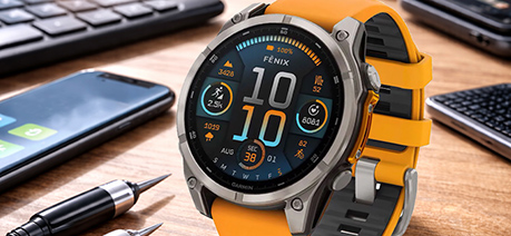 Example photo of a Garmin Venu X1 GPS smartwatch Example photo of a Garmin Venu X1 GPS smartwatch