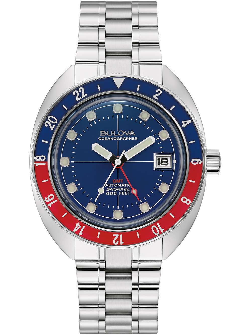 Bulova Timeshop24 watch 41mm 96B405 Automatic shopping: Oceanographer Mens cheap