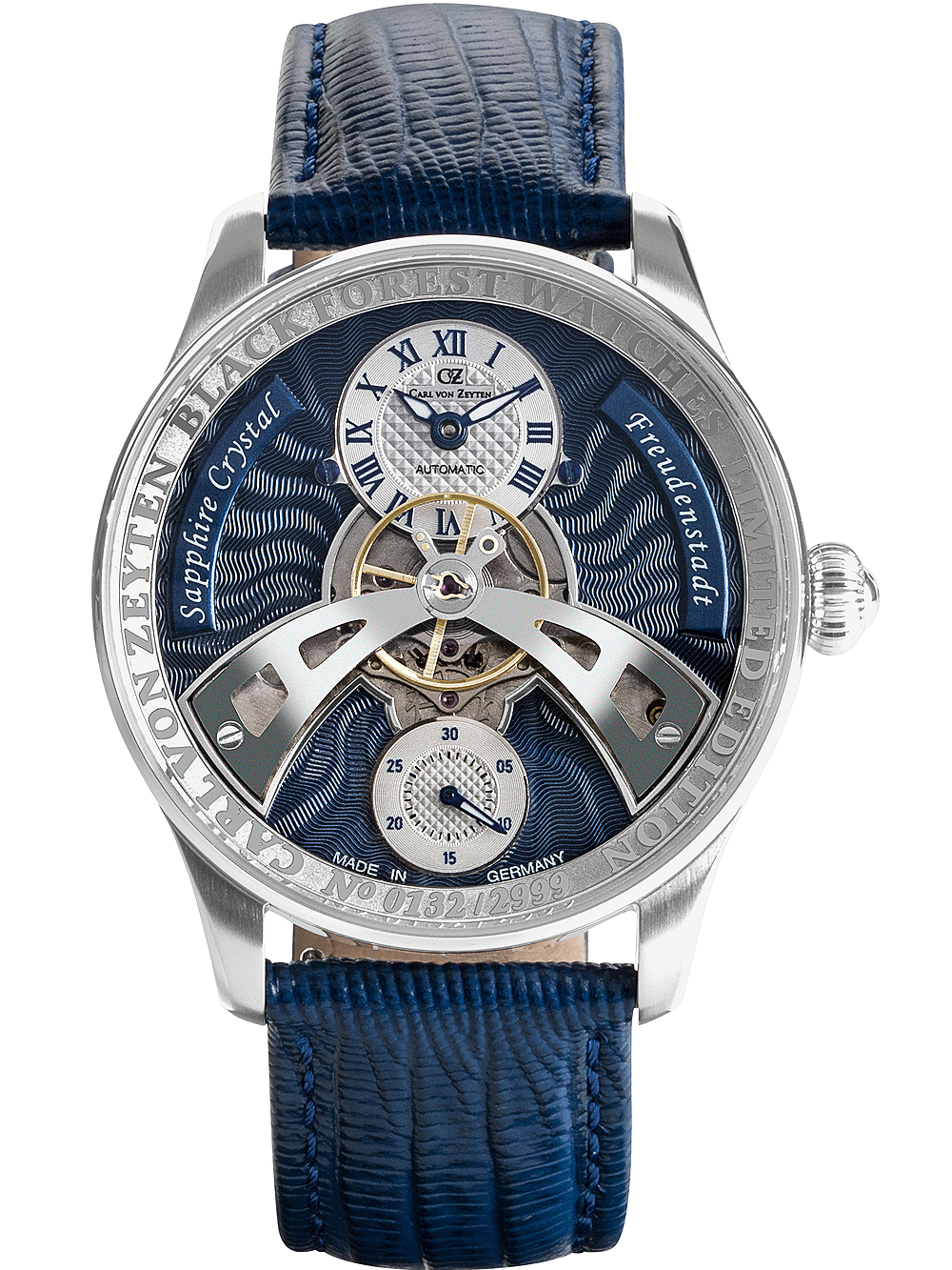 Carl von Zeyten CVZ0043BLS Freudenstadt Automatic 42mm Mens watch cheap  shopping: Timeshop24