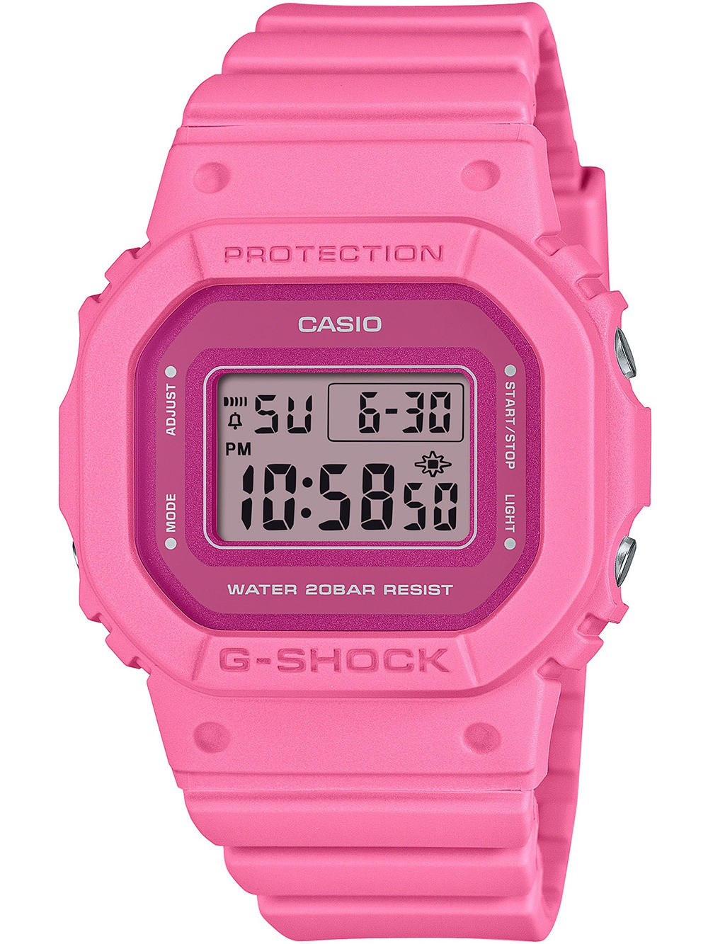 未使用品 カシオ G-SHOCK レディース GMD-S5610PP-4JF Casio GMD-S5610PP-4ER G-Shock Origin 40mm 20ATM Ladies watch cheap