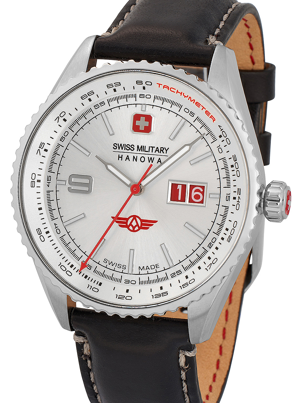 Timeshop24 Swiss SMWGB2101001 43mm Mens cheap Military watch Afterburn Hanowa shopping: