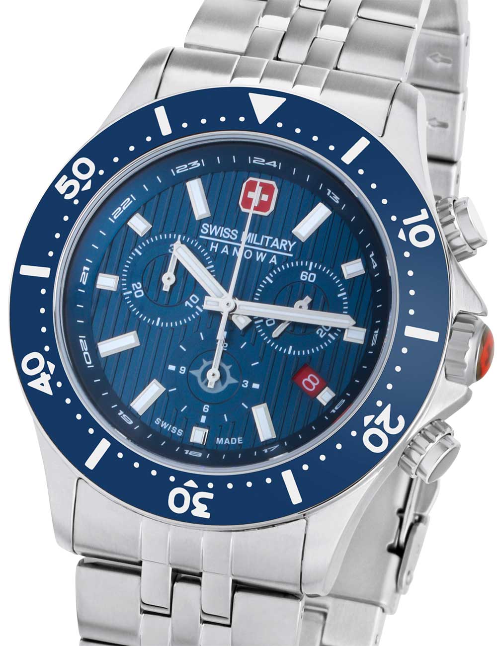 Swiss Military Hanowa SMWGI2100703 Flagship X Chrono 43mm Mens watch cheap  shopping: Timeshop24 | Quarzuhren
