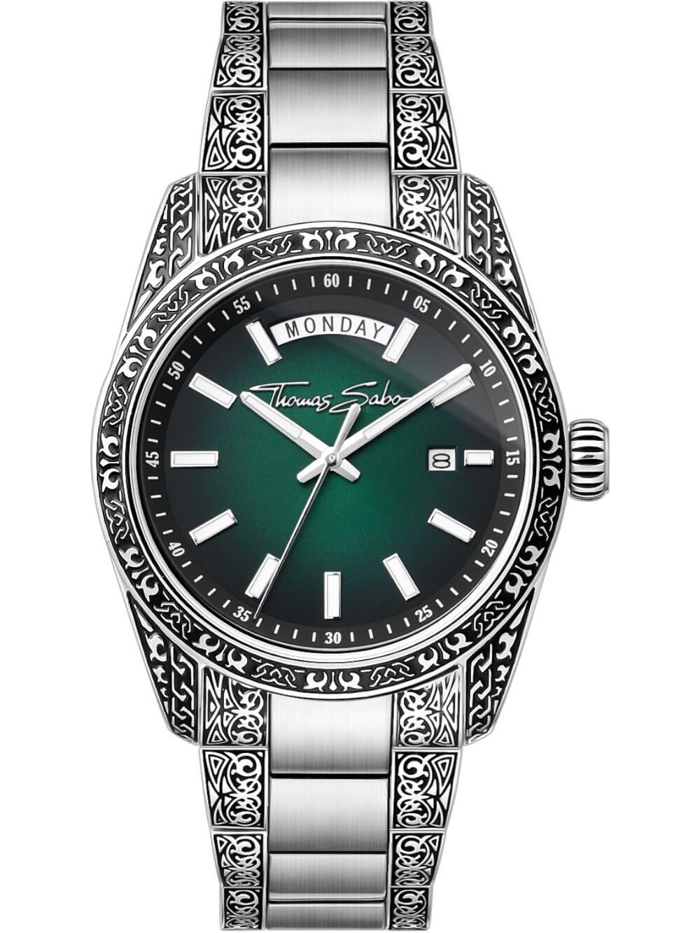 新品未使用　Thomas Sabo クォーツ腕時計　女性　セラミック　ステンレス Thomas Sabo | White Ceramic Watch – Swag Designer Jewelry