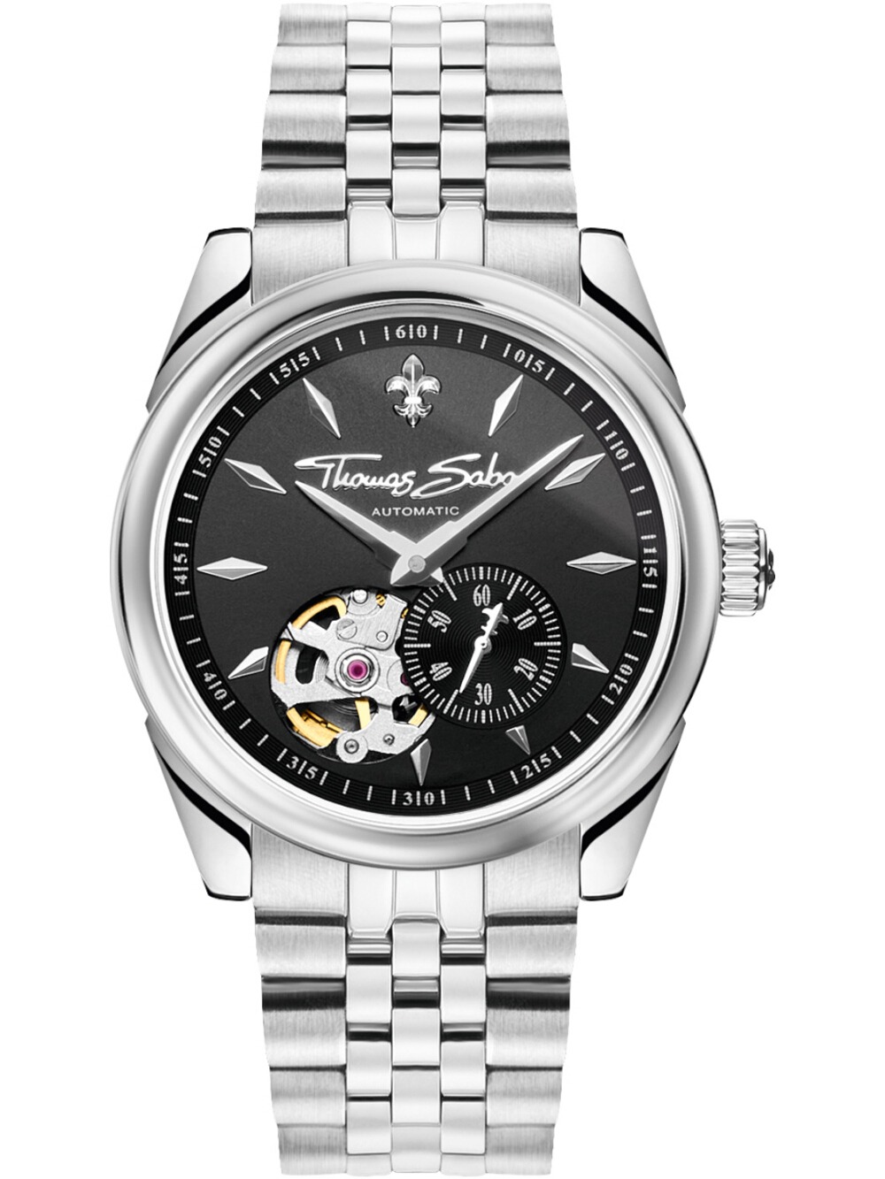 Thomas Sabo Analoog-digitaal automatisch horloge voor dames met armband S0350869, Meerkleurig, Riemen